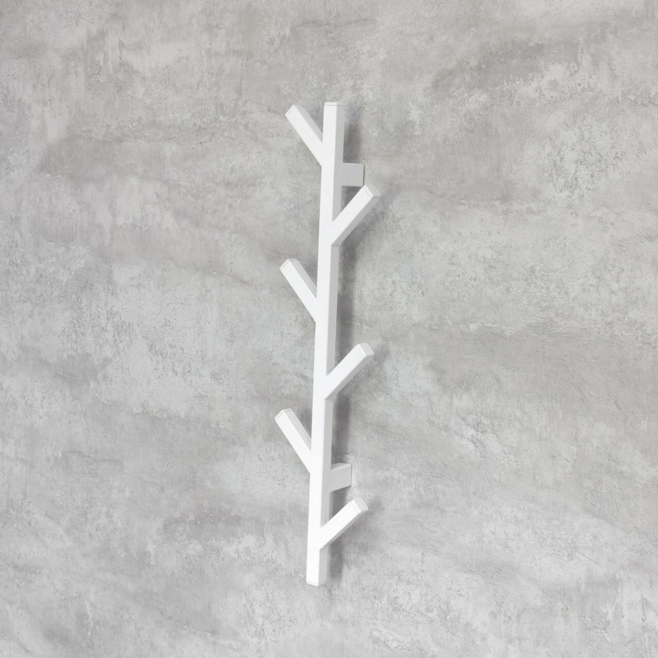 Вешалка настенная для одежды Лайт 62 см, белая — фото 1