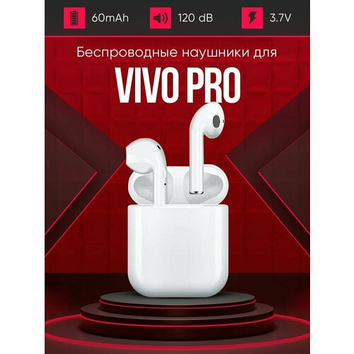 Беспроводные наушники для телефона vivo pro Полностью совместимые наушники со смартфоном виво про i9S-TWS 37V 60mAh 129000₽