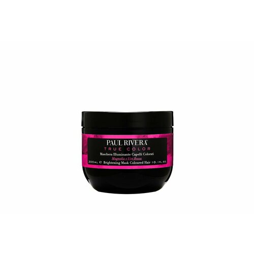 PAUL RIVERА Маска для окрашенных волос True Color Brightening Mask paul rivera true color brightening shampoo 1000 ml шампунь для повышения яркости окрашенных волос с экстрактами магнолии и листьев красного винограда 1000мл