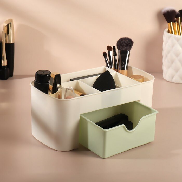 Органайзер для сумки Сима-ленд, 10.5х9х21 см, мультиколор, бежевый — фото 1