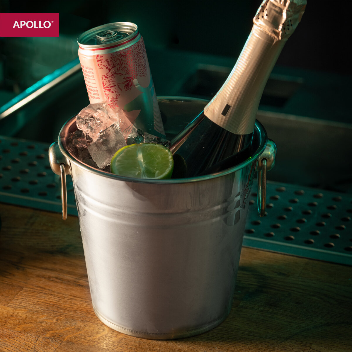 Ведро для льда APOLLO "Mosel" для игристых вин и шампанского 2700 мл MOS-01 Hoff - фото №5