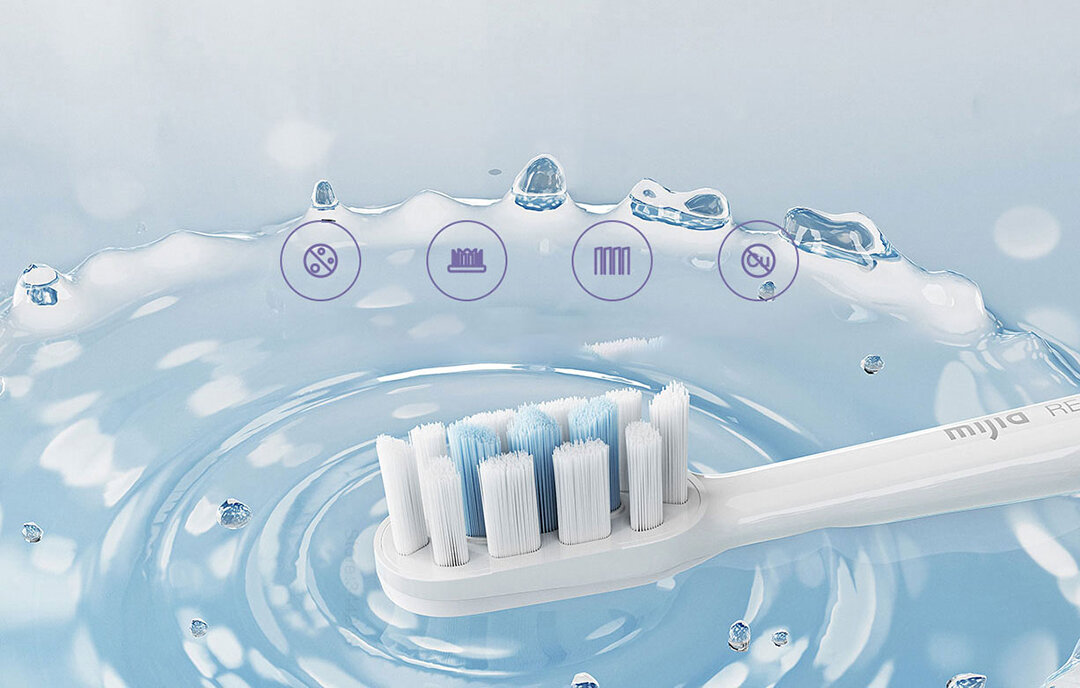 Электрическая ультразвуковая зубная щетка Xiaomi Mijia Sonic Electric Toothbrush T302 IPX8 серебристая