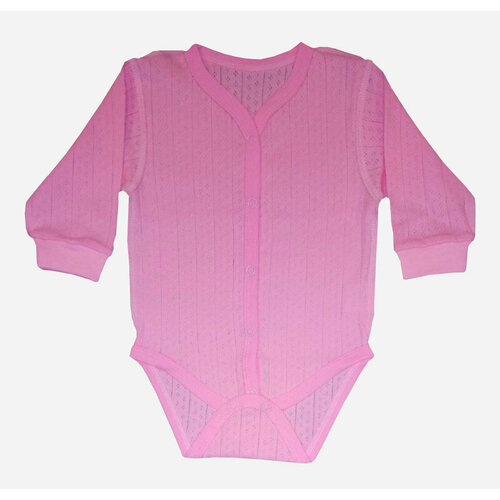 фото Комбинезон , закрытая стопа, размер 56-40, розовый нет бренда