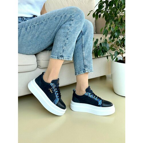 фото Кеды john richardo, полнота 6, размер 39, синий