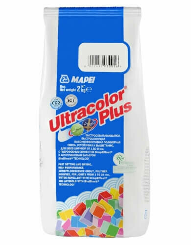 Затирка Mapei Ultracolor Plus, 2 кг, 259 Орех - фотография № 6