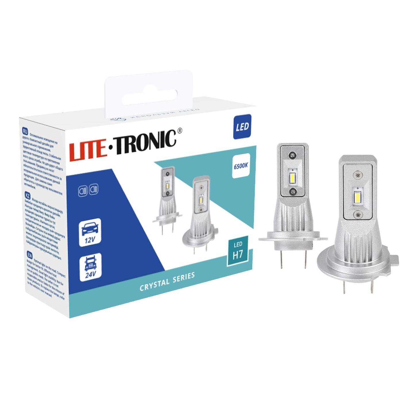 Автолампа светодиодная H7 LITE-TRONIC (комплект) 12/24V CSL LED 6500K