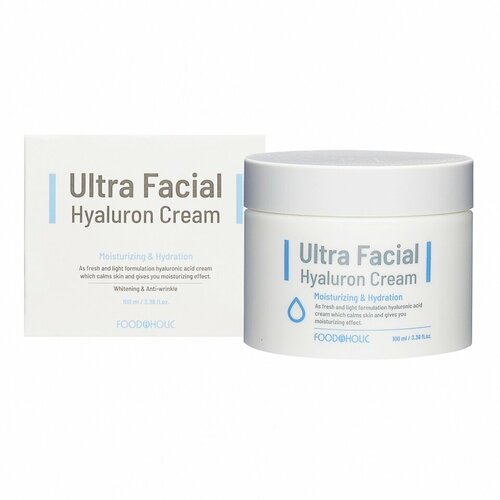 FOODAHOLIC ULTRA FACIAL HYALURON CREAM Антивозрастной функциональный крем для лица с гиалуроновой кислотой 100мл