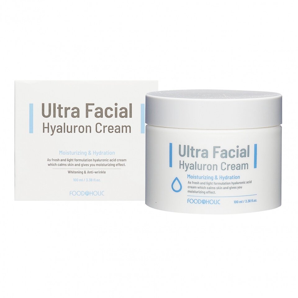 FOODAHOLIC ULTRA FACIAL HYALURON CREAM Антивозрастной функциональный крем для лица с гиалуроновой кислотой 100мл