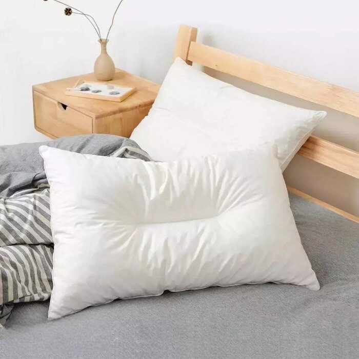 Картинки Ортопедическая гипоаллергенная подушка с латексным наполнителем Xiaomi 8H Pillow Z5 White