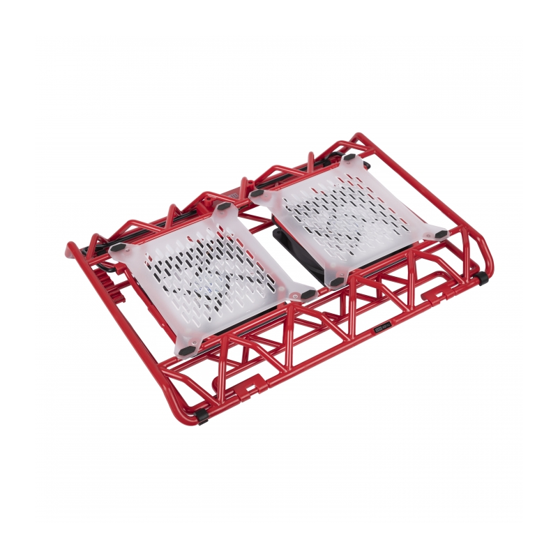 STM Laptop Cooling IP33 Red (17,3"", 2x(120x120),   plastic+metal mesh) - фото №12