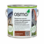 Osmo Защитное масло, лазурь для древесины Osmo 703 Holzschutz Ol-Lasur, 125 мл, махагон