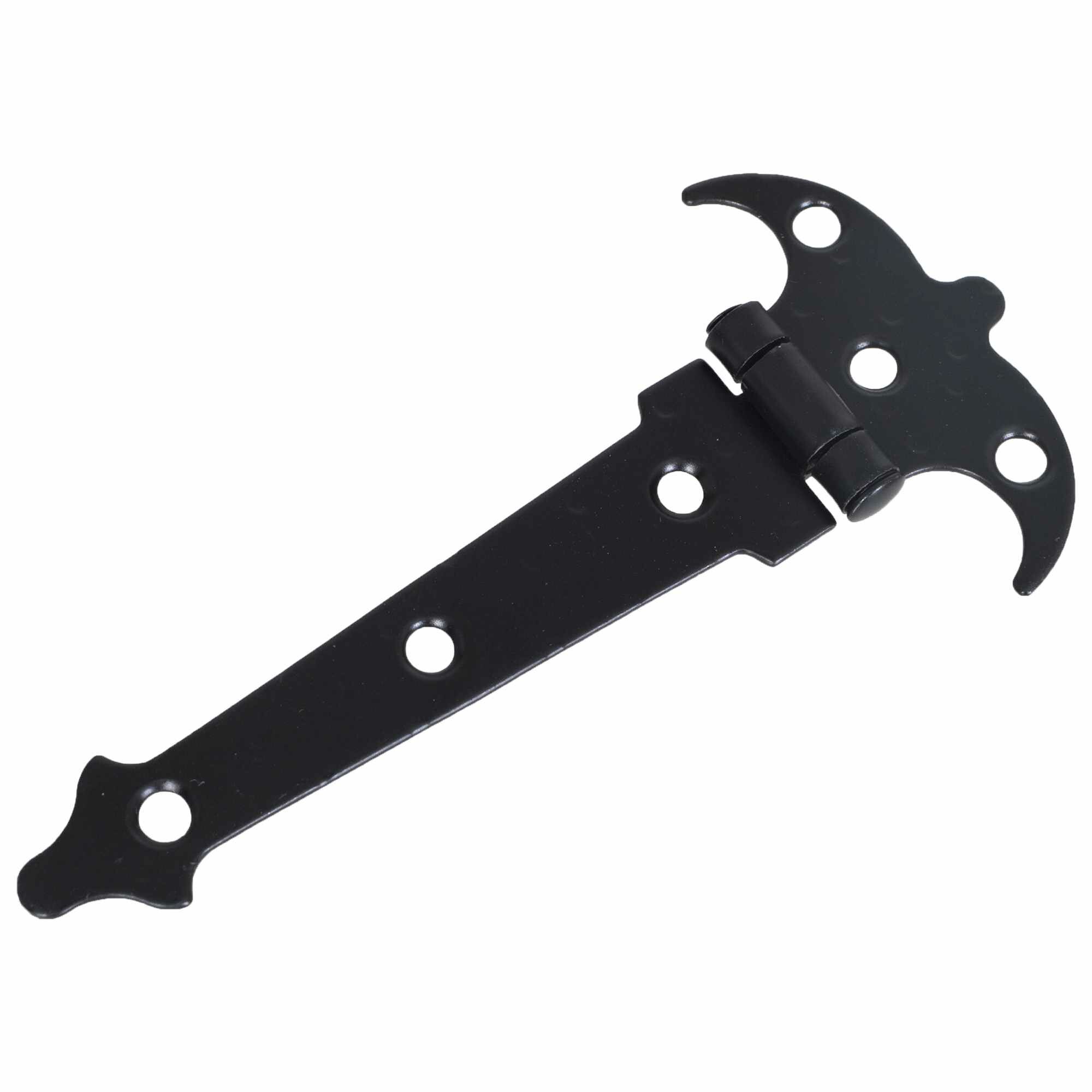 Петля мебельная накладная Amig 551, 55х90 мм, сталь, цвет чёрный - фото №3