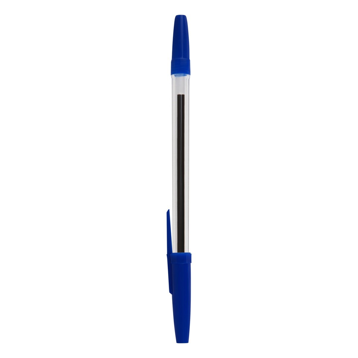 Ручка шариковая СТАММ "Оптима", 10 шт, синие, 1,0 мм, пакет с европодвесом (РШ-30425-10)