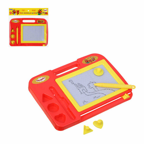 Игроленд Доска магнитная для рисования ТРИ кота 215х158х17 см пластик 394₽