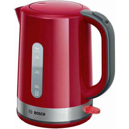 Электрочайник Bosch TWK 6 A514 красный, 1.7 л, 2200 Вт, пластик — купить, цена, характеристики