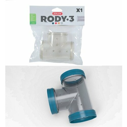Соединительная Т-образная труба Zolux к клетке для грызунов Rody3 341₽