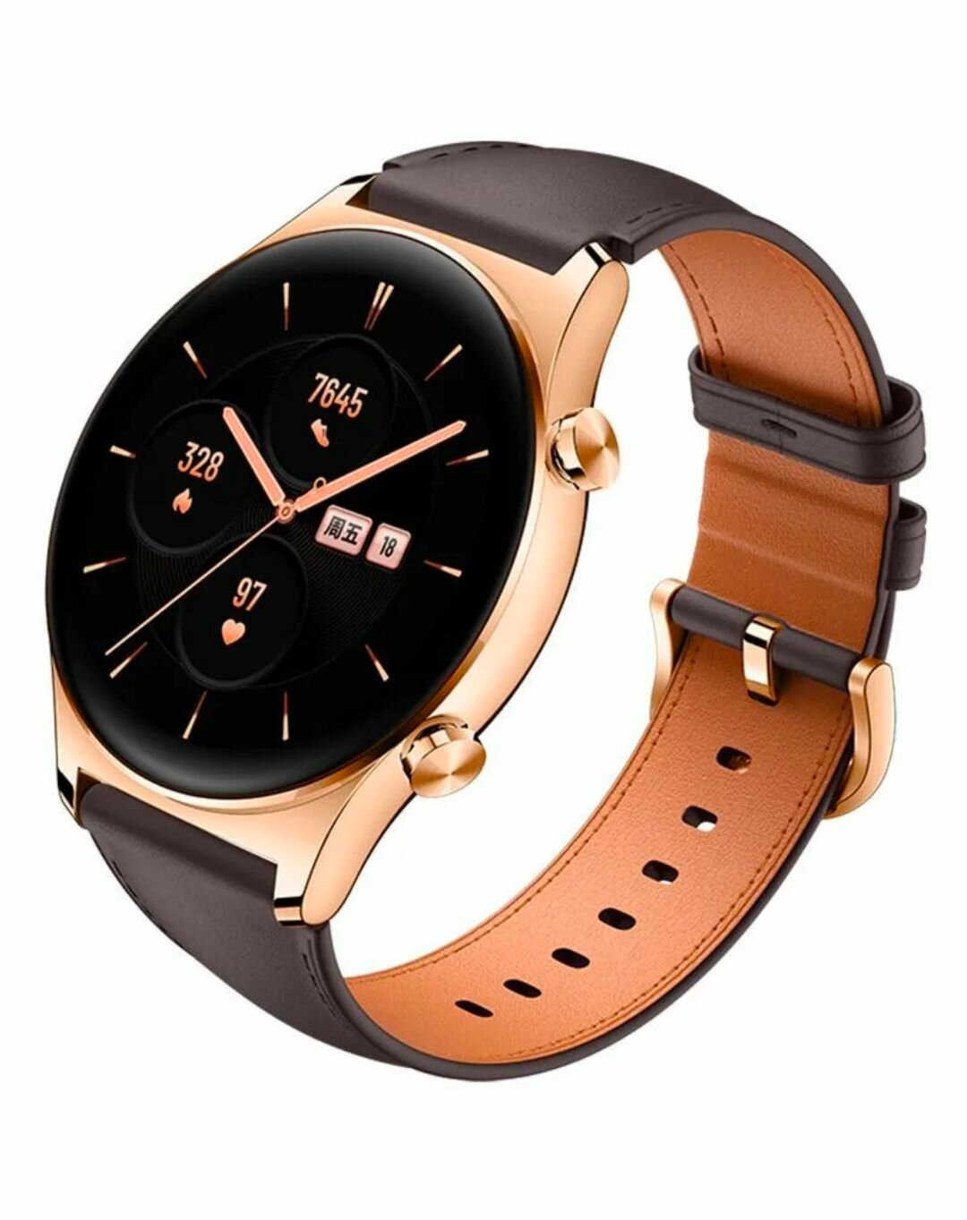 Умные часы HONOR Watch GS 3, Global версия, Classic Gold (Золотой), AMOLED, GPS