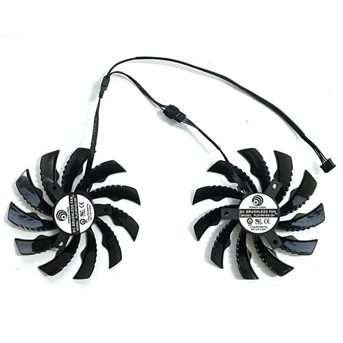 Вентилятор GIGABYTE Windforce для видеокарт GTX 1650 1660 RTX 2060 AMD Vega 56 64 95 мм 1050₽