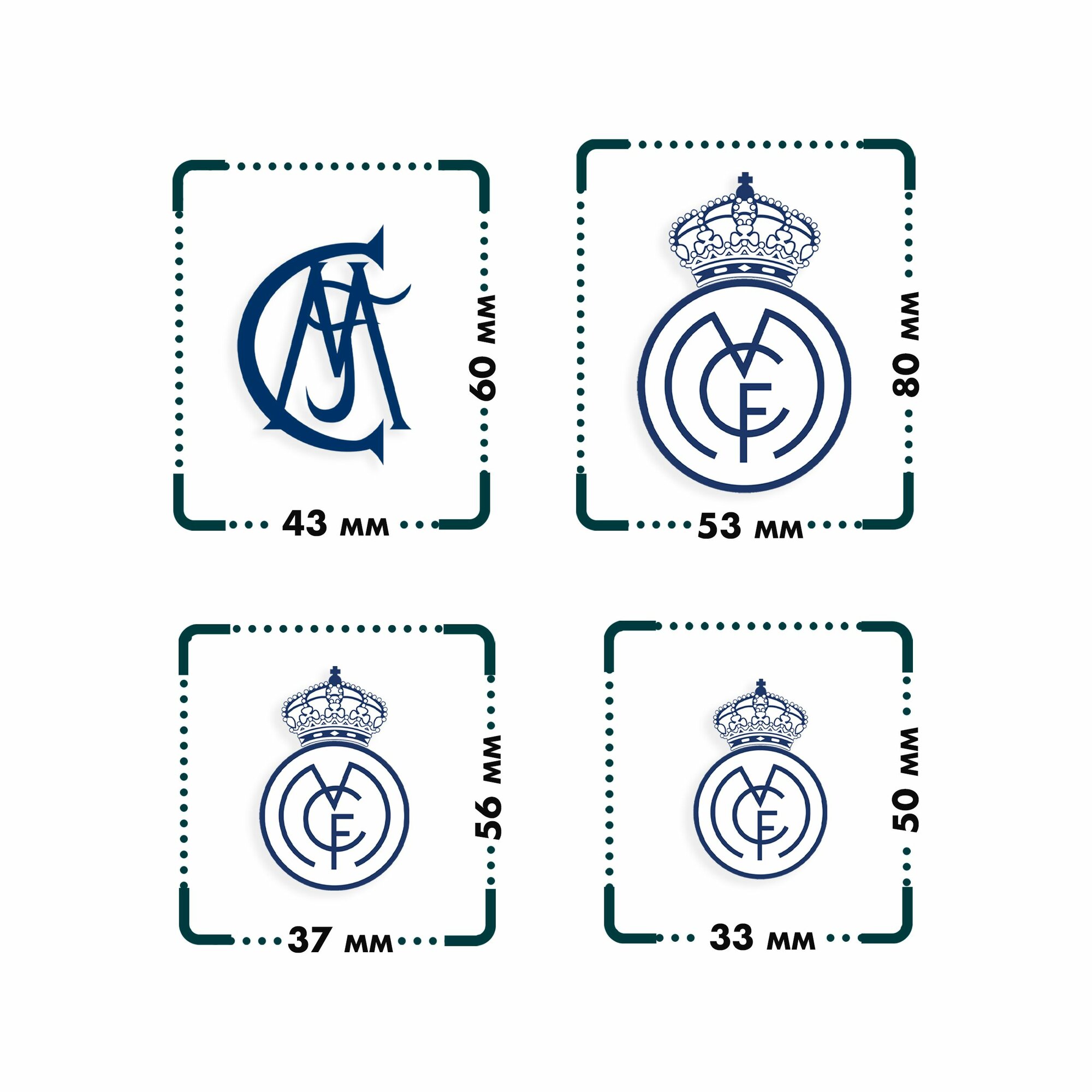 Термонаклейка на одежду Реал Мадрид — фото 1