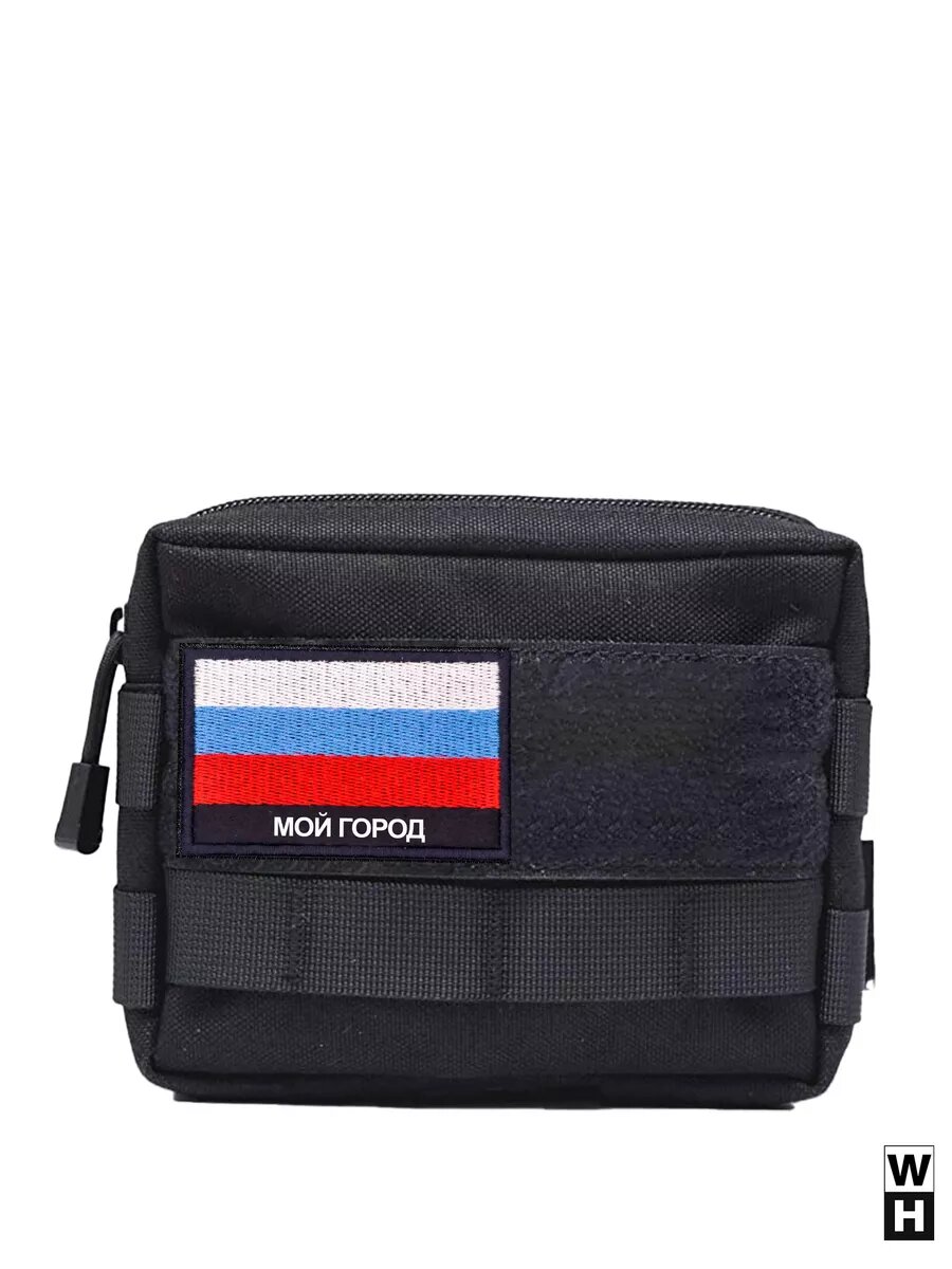 Шеврон Королев на липучке флаг России — фото 1