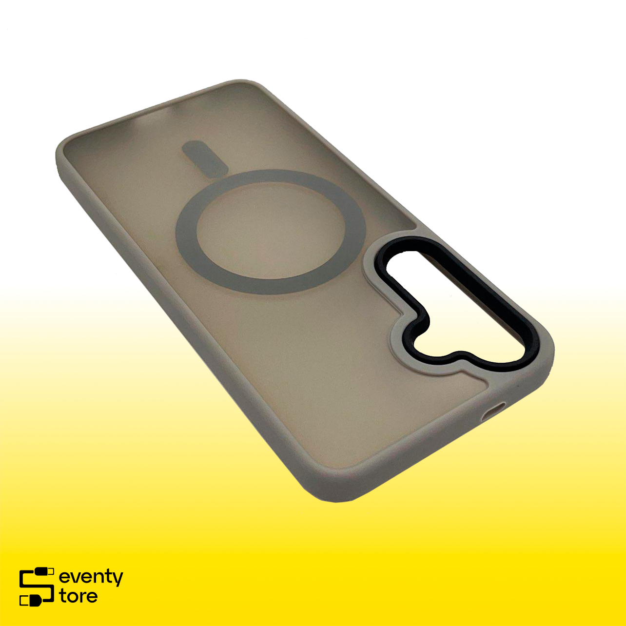 Чехол Grey Case, для Samsung S24+ , серый, матовый, с поддержкой MagSafe — фото 1