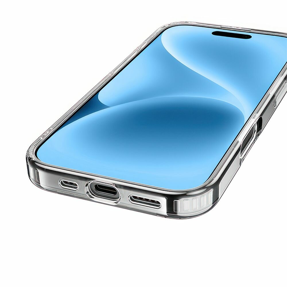 Чехол HOCO Magnetic для Apple iPhone 16 Pro, TPU (прозрачный) — фото 1