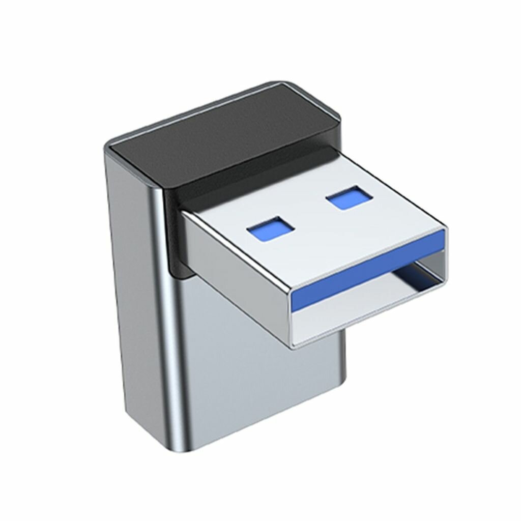 USB-разъем 3.0 с прямым углом наклона под углом 90 градусов для ноутбука
