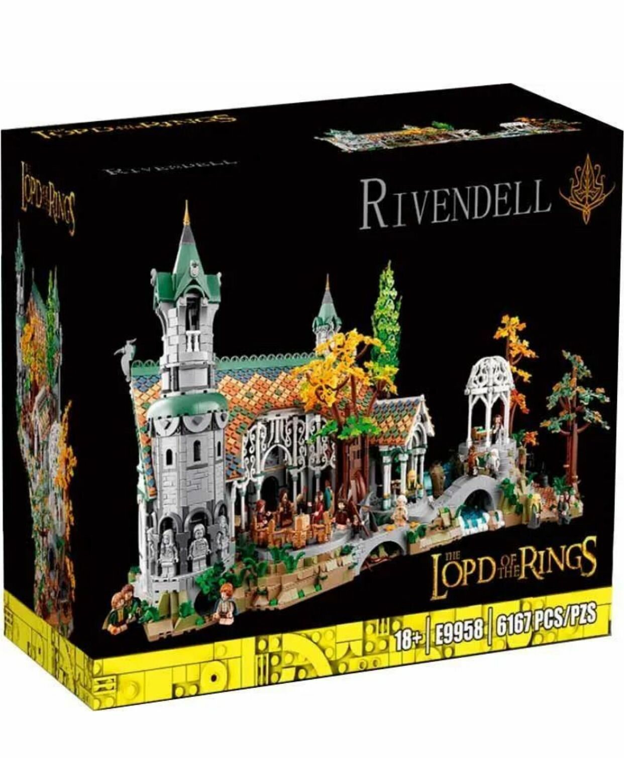 Конструктор Пластмастер  Властелин Колец  Ривенделл   6167 деталей  21 фигурка