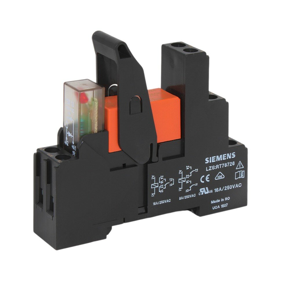 Siemens LZS: RT3B4L24 Комплектное реле 1CO 24V DC — фото 1