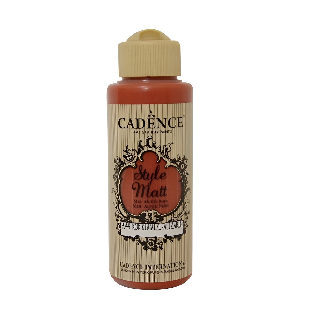 Акриловая краска Cadence Style Matt Acrylic Paint, 120 ml. Alizarin-S9044