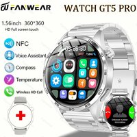 Huawei WATCH GT5pro Мужские умные часы, Silver steel strip
