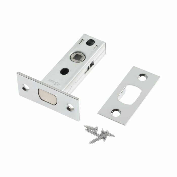 Задвижка дверная межкомнатная LOCKLAND ZDM1CP цвет хром стальной язычок