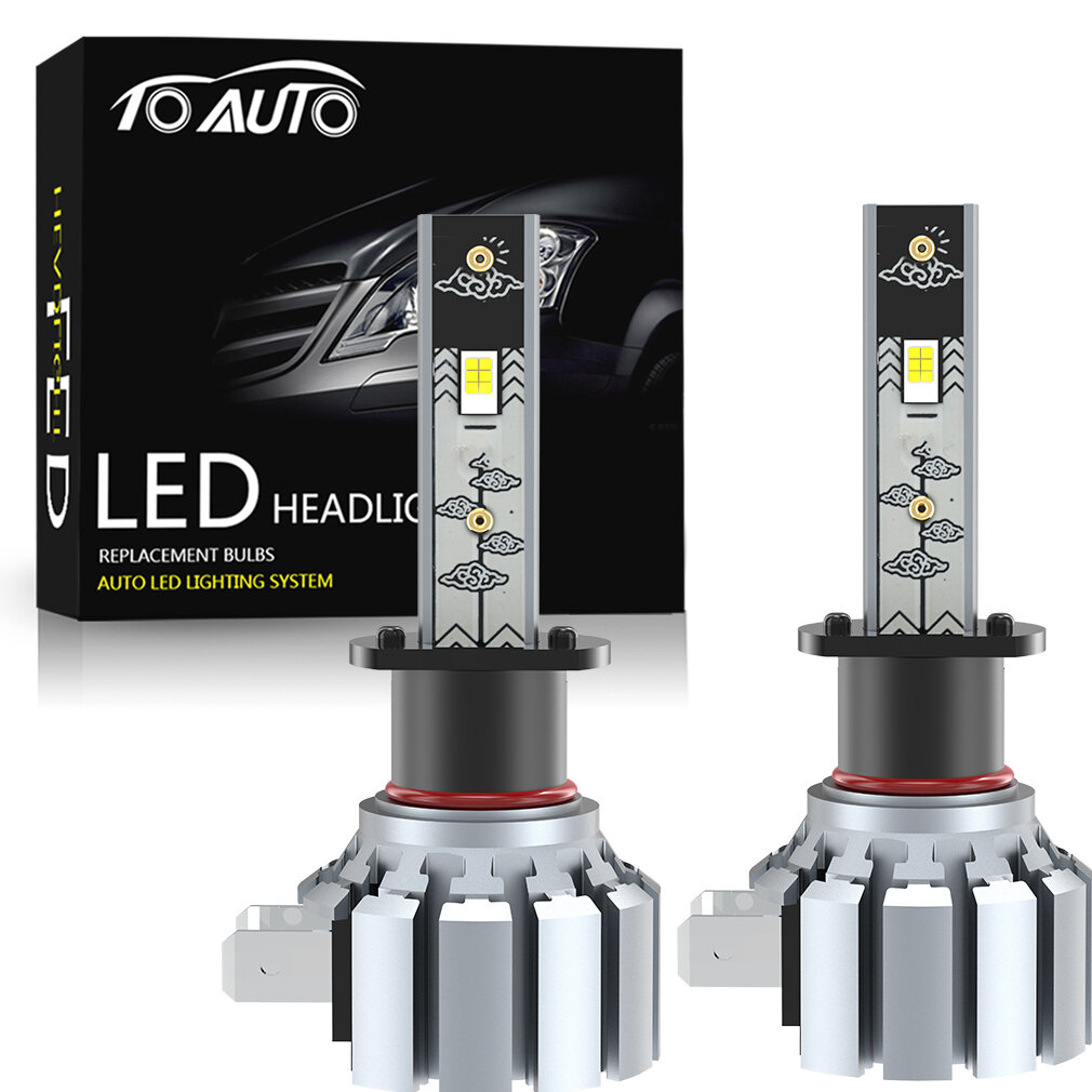 Светодиодная лампа H1 led автомобильная лампы,50 Вт,12В-24В,15000LM,6000K,2шт