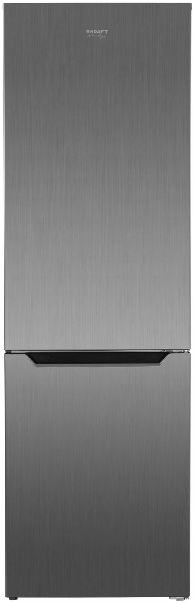 Холодильник двухкамерный KRAFT TNC-NF302X Total No Frost, нержавеющая сталь