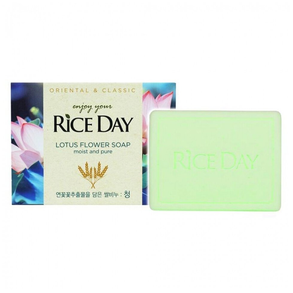 Lion Riceday Soap (Cheong) 100 гр. Мыло туалетное с экстрактом лотоса