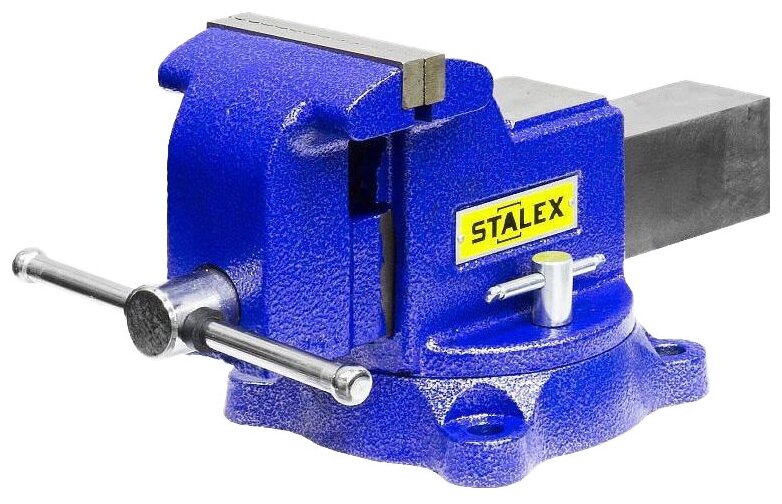 Тиски слесарные STALEX Гризли" 125х125мм / STALEX M50"