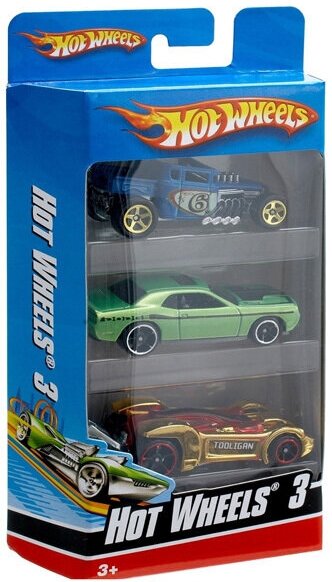 Набор из 3 машинок Хот Вилс (в асс) Hot Wheels Mattel K5904