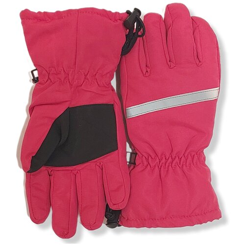 Перчатки Fashion демисезонные, размер 15(6-8лет), розовый