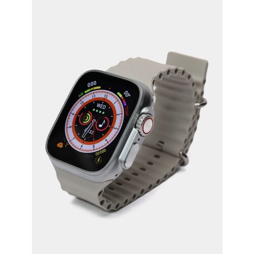 Смарт часы Smart Watch X8 умные часы с шагомером датчиком температуры тела фитнес часы измерением давление серебро 179900₽