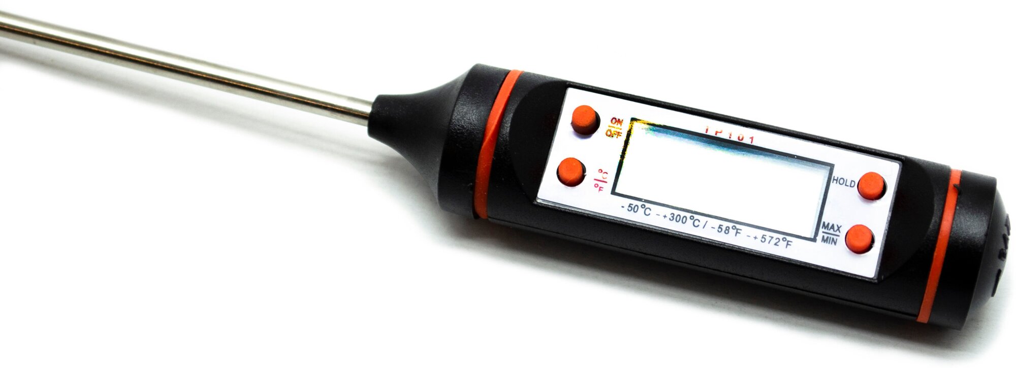 Термометр цифровой игольчатый TP-101 (щуп 4 мм / 15 см)