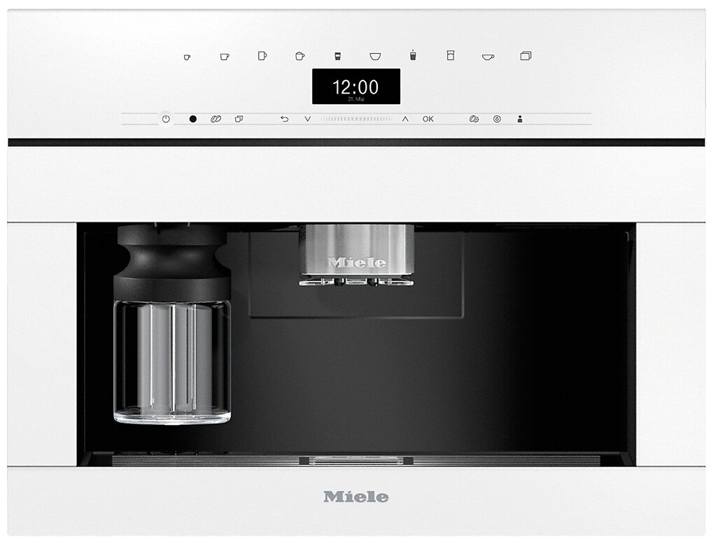 Кофемашина Miele CVA 7440 BRWS, бриллиантовый белый