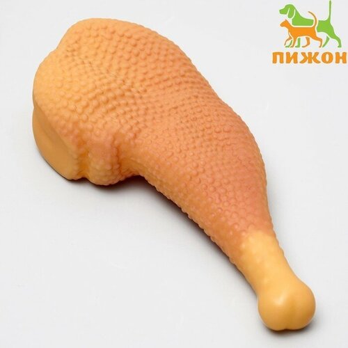 Игрушка пищащая Куриный окорок для собак, 15,5 см,