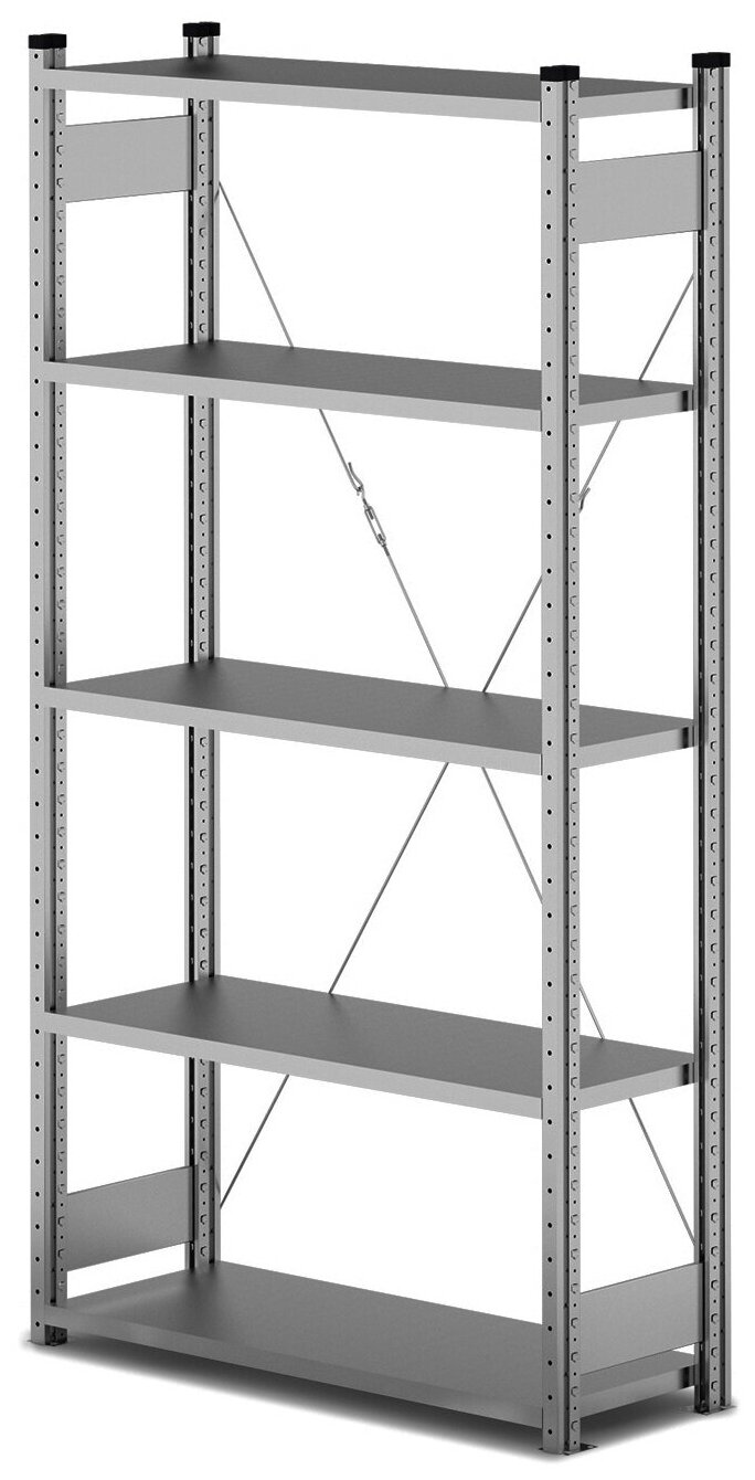 Стеллаж KlestO НE255-312 5 полок 1250х300х2500