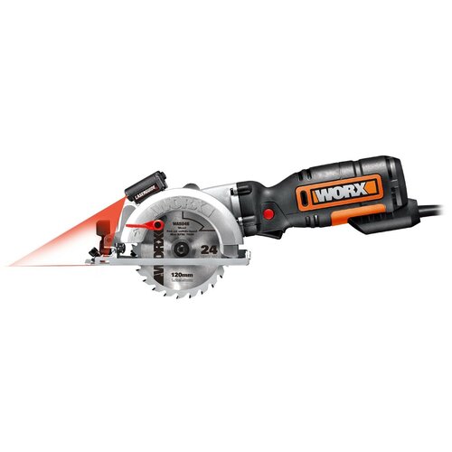 Дисковая пила WORX WX427 220V WORXSaw 710Вт 120мм электрическая, с кейсом