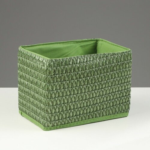 Handy Home Короб для хранения складной, 210 х 150 х 150 мм, зеленый