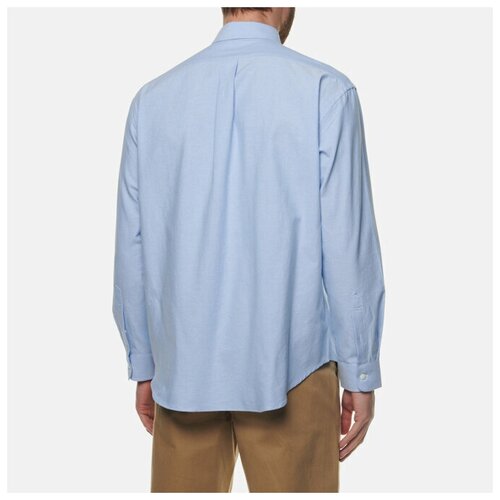 фото Мужская рубашка uniform bridge oxford bd голубой, размер xl