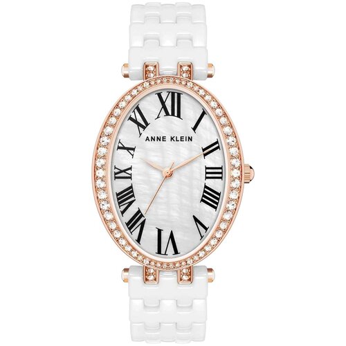 фото Наручные часы anne klein часы женские anne klein 3900rgwt, белый, золотой