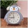 Часы-будильник «Penguin», gray - изображение