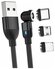 Кабель USB Type C для зарядки телефона магнитный Quick Charge 3.0...