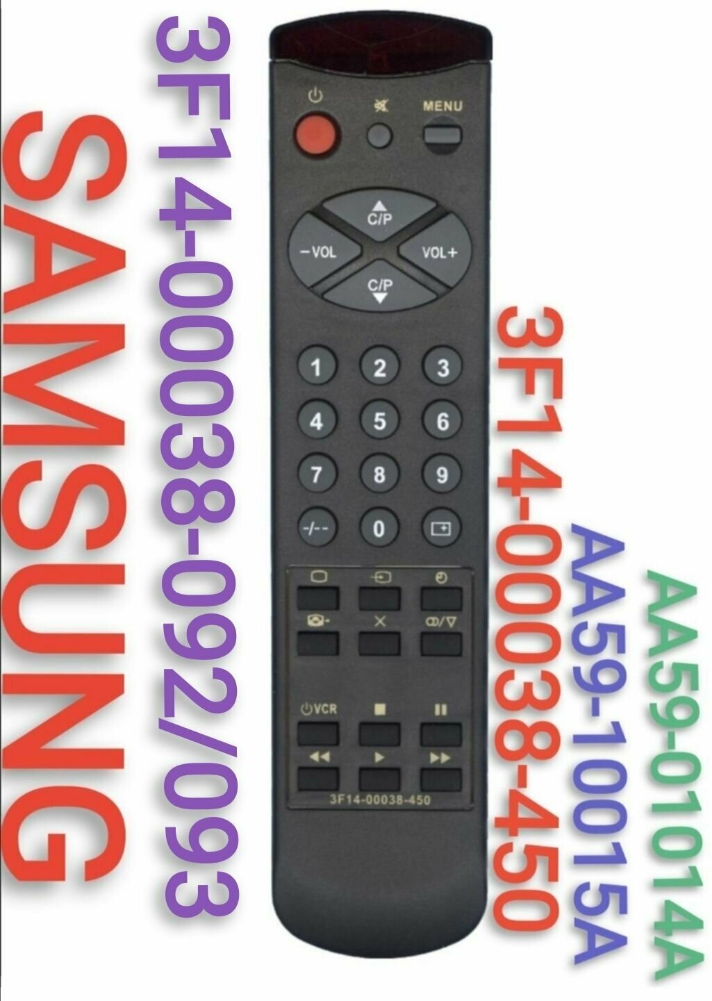 Пульт 3F14-00038-450 для SAMSUNG телевизора/3F14-00038-092/AA59-10015A/10014a